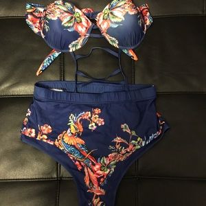 One Piece Floral Swimsuit